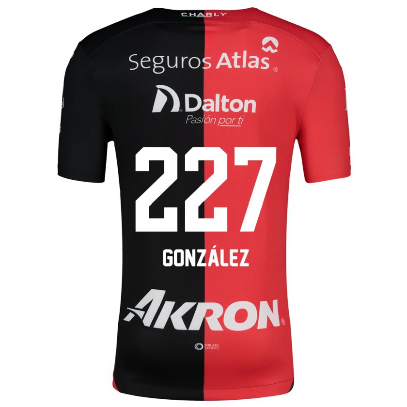 Kandiny Damen Rodolfo González #227 Rot Schwarz Heimtrikot Trikot 2024/25 T-Shirt