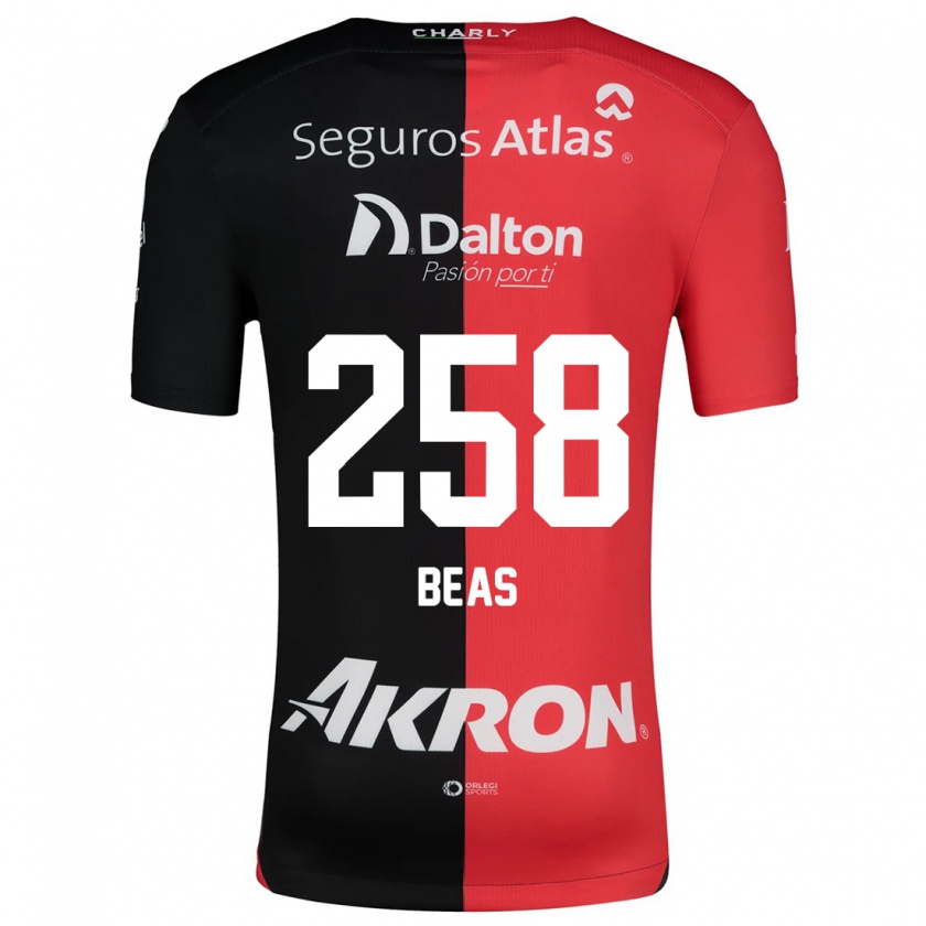 Kandiny Damen Álvaro Beas #258 Rot Schwarz Heimtrikot Trikot 2024/25 T-Shirt