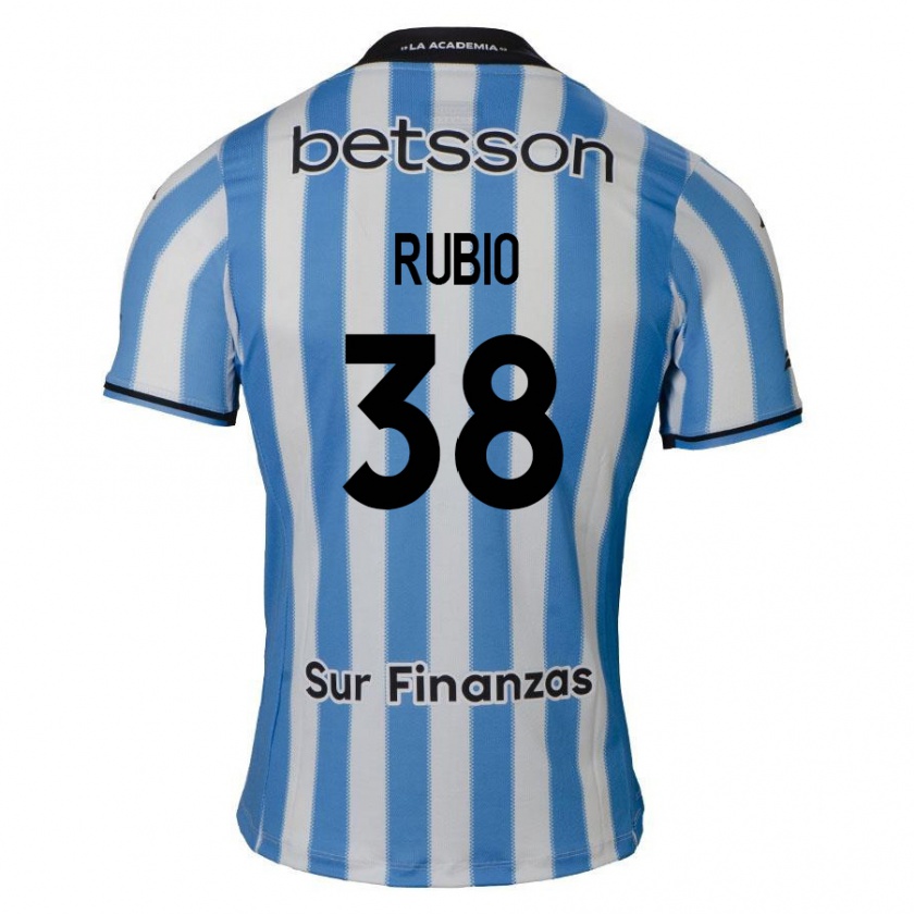 Kandiny Damen Tobías Rubio #38 Blau Weiß Schwarz Heimtrikot Trikot 2024/25 T-Shirt