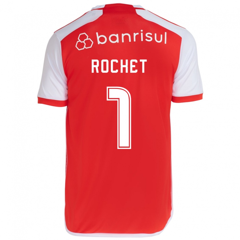 Kandiny Damen Sergio Rochet #1 Rot-Weiss Heimtrikot Trikot 2024/25 T-Shirt