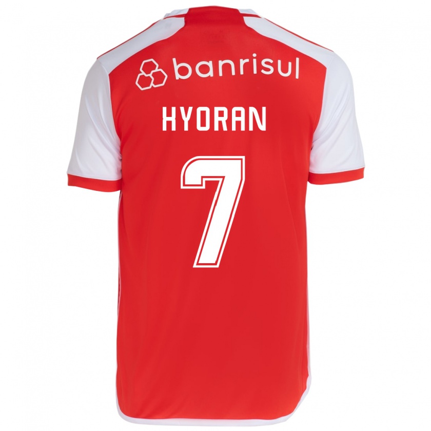 Kandiny Damen Hyoran #7 Rot-Weiss Heimtrikot Trikot 2024/25 T-Shirt