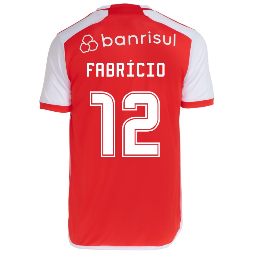 Kandiny Damen Fabrício #12 Rot-Weiss Heimtrikot Trikot 2024/25 T-Shirt