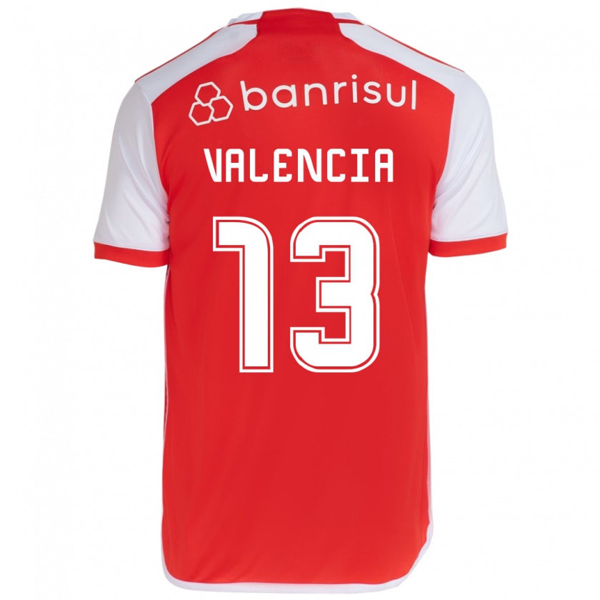 Kandiny Damen Enner Valencia #13 Rot-Weiss Heimtrikot Trikot 2024/25 T-Shirt