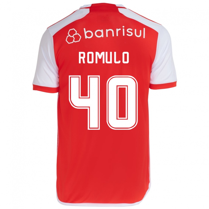 Kandiny Damen Rômulo #40 Rot-Weiss Heimtrikot Trikot 2024/25 T-Shirt