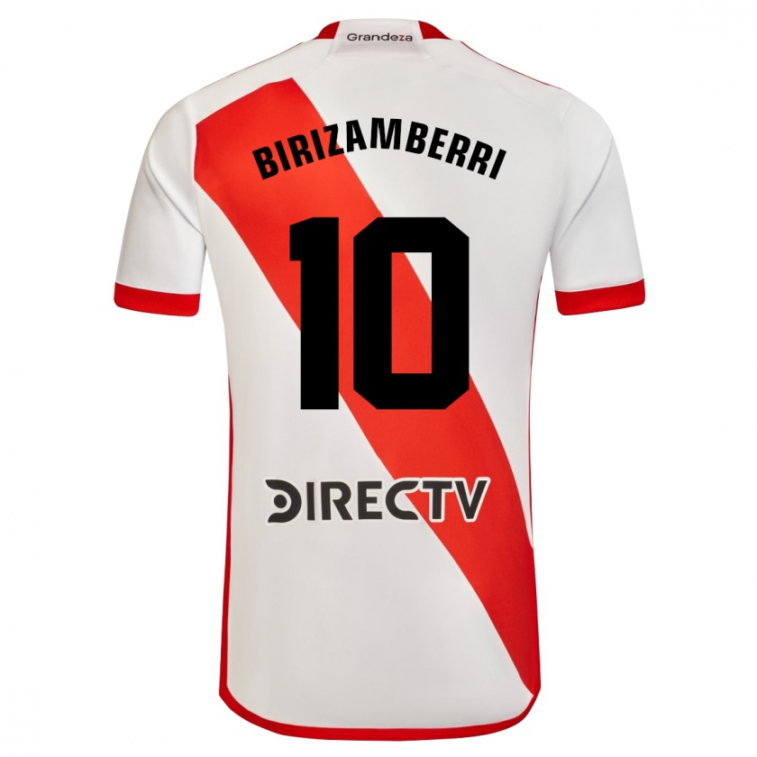 Kandiny Damen María Carolina Birizamberri Rivero #10 Weiß Rot Heimtrikot Trikot 2024/25 T-Shirt