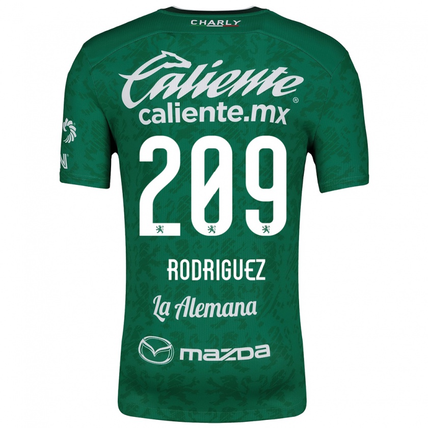 Kandiny Damen Víctor Rodríguez #209 Grün Weiß Heimtrikot Trikot 2024/25 T-Shirt