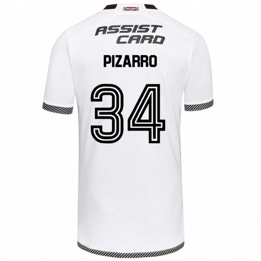 Kandiny Damen Vicente Pizarro #34 Weiß Schwarz Heimtrikot Trikot 2024/25 T-Shirt