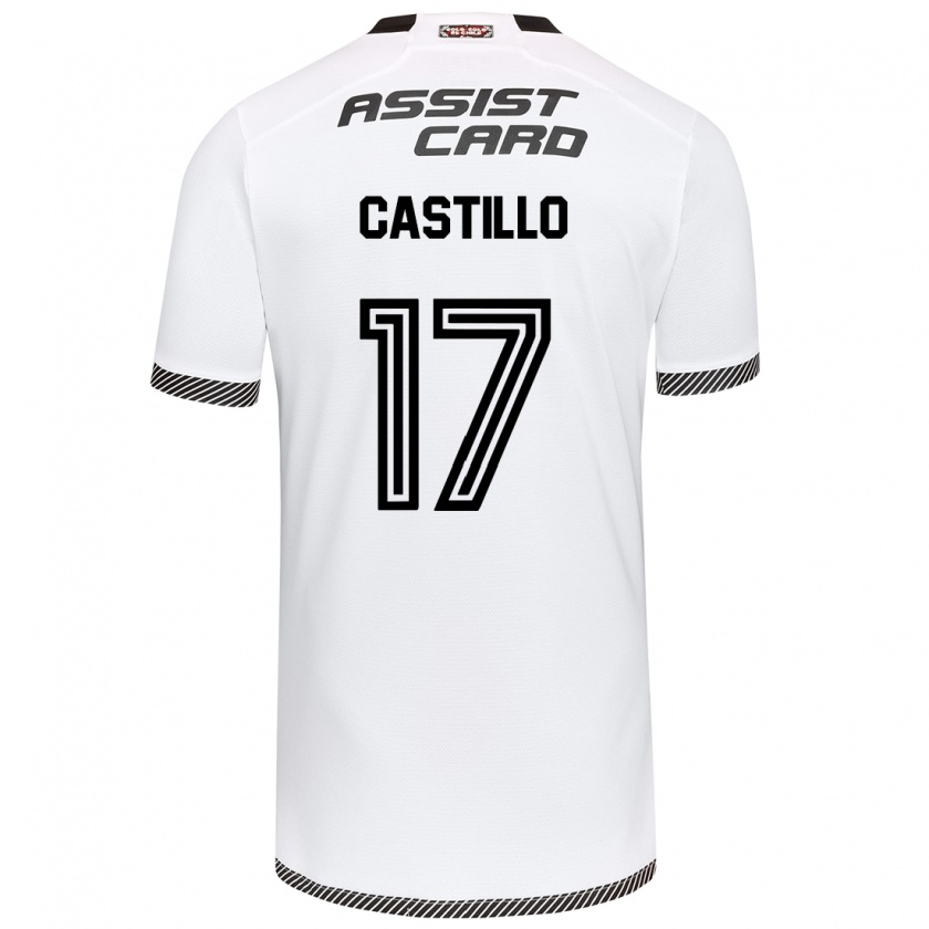 Kandiny Damen Fabián Castillo #17 Weiß Schwarz Heimtrikot Trikot 2024/25 T-Shirt