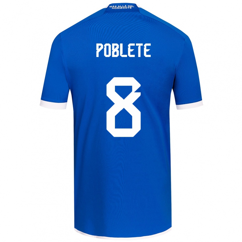 Kandiny Damen Israel Poblete #8 Blau Weiss Heimtrikot Trikot 2024/25 T-Shirt