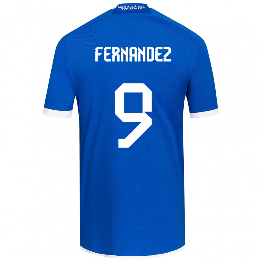 Kandiny Damen Leandro Fernández #9 Blau Weiss Heimtrikot Trikot 2024/25 T-Shirt