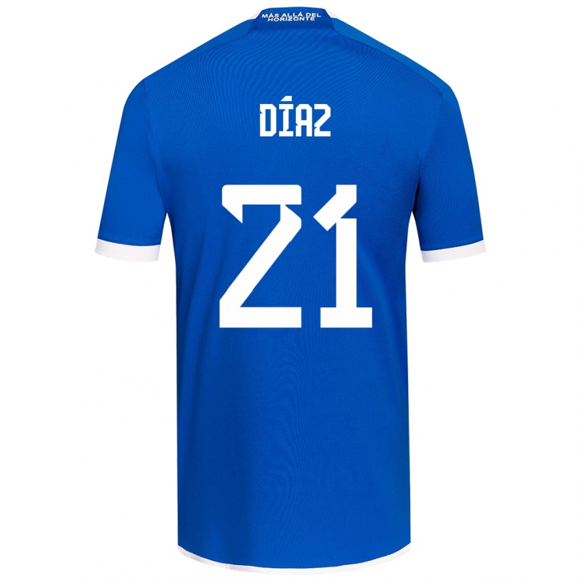 Kandiny Damen Marcelo Díaz #21 Blau Weiss Heimtrikot Trikot 2024/25 T-Shirt