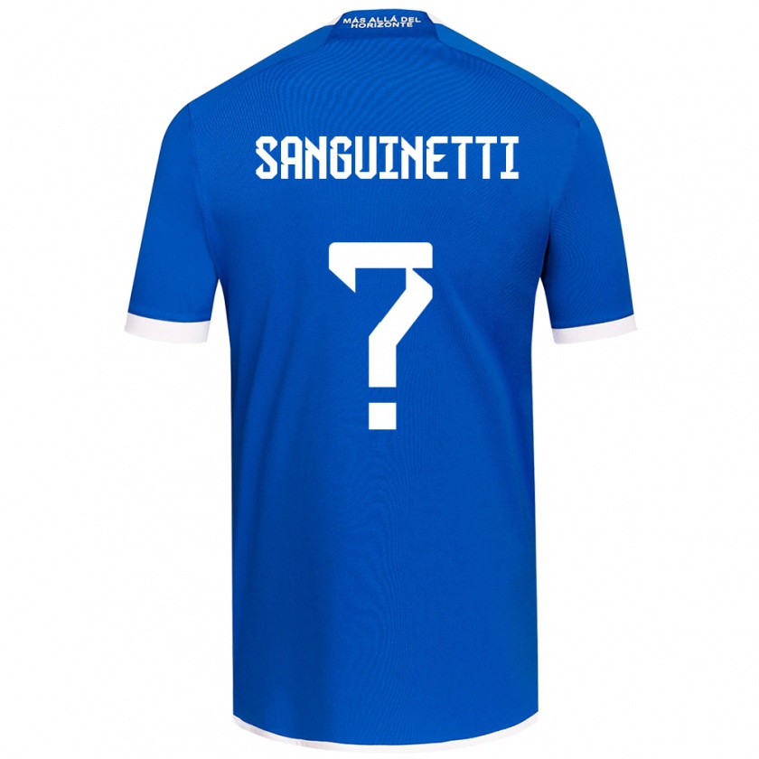 Kandiny Damen Fernando Sanguinetti #0 Blau Weiss Heimtrikot Trikot 2024/25 T-Shirt