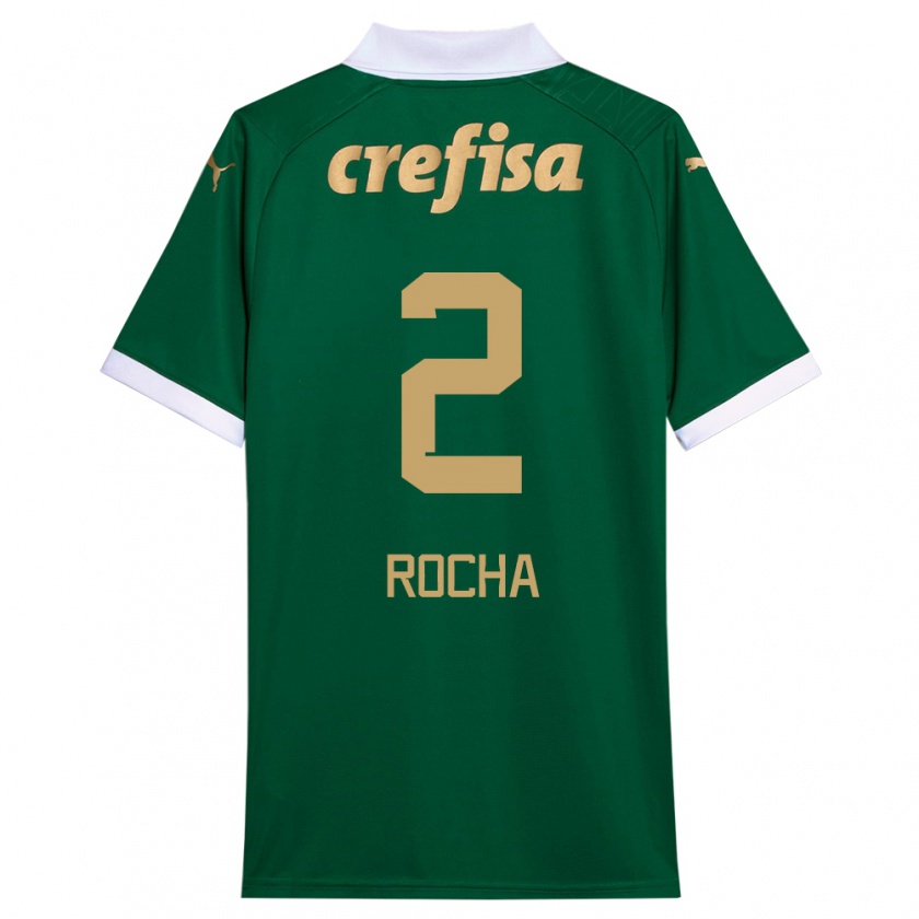 Kandiny Damen Marcos Rocha #2 Grün Weiß Heimtrikot Trikot 2024/25 T-Shirt