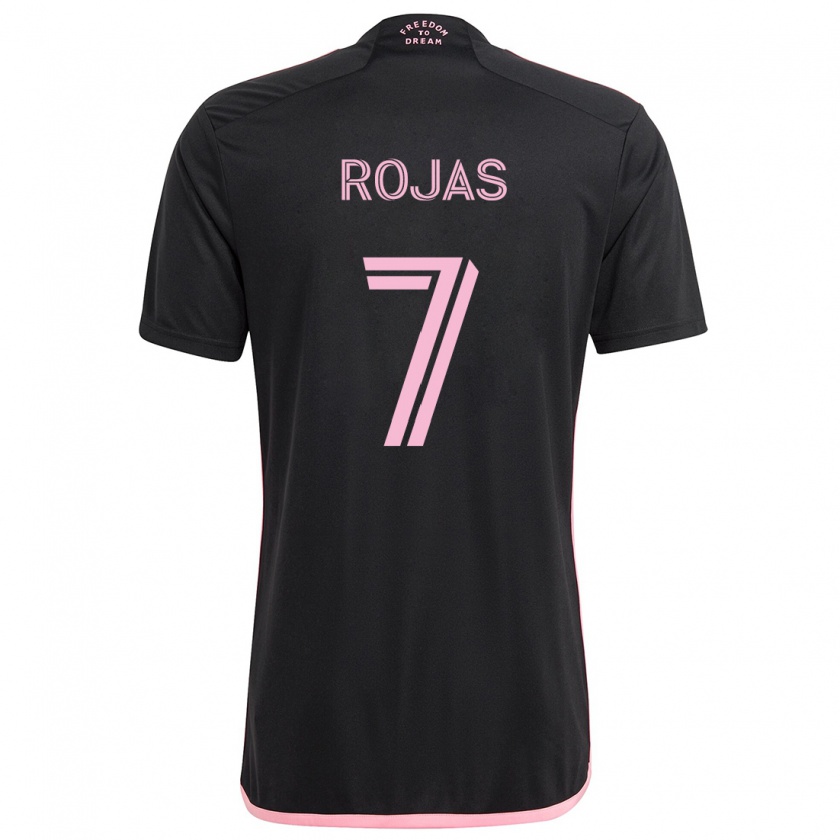 Kandiny Damen Matías Rojas #7 Schwarz Auswärtstrikot Trikot 2024/25 T-Shirt