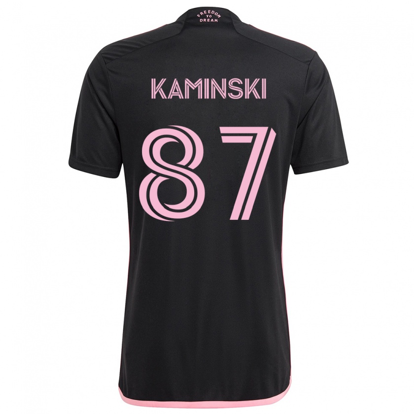 Kandiny Damen Brett Kaminski #87 Schwarz Auswärtstrikot Trikot 2024/25 T-Shirt