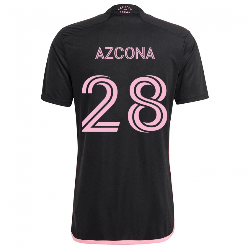 Kandiny Damen Edison Azcona #28 Schwarz Auswärtstrikot Trikot 2024/25 T-Shirt