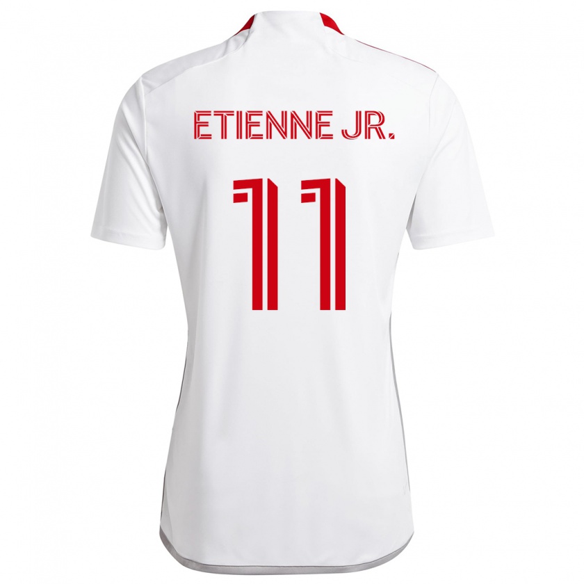 Kandiny Damen Derrick Etienne Jr. #11 Weiß Rot Auswärtstrikot Trikot 2024/25 T-Shirt