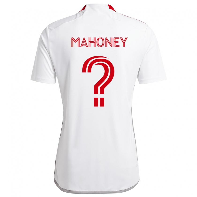 Kandiny Damen Adrian Mahoney #0 Weiß Rot Auswärtstrikot Trikot 2024/25 T-Shirt