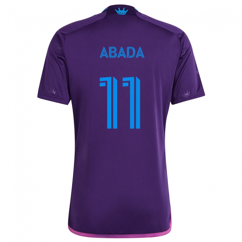 Kandiny Damen Liel Abada #11 Lila-Blau Auswärtstrikot Trikot 2024/25 T-Shirt