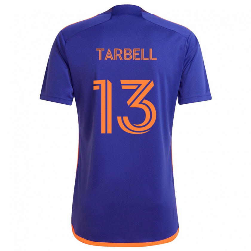 Kandiny Damen Andrew Tarbell #13 Lila Orange Auswärtstrikot Trikot 2024/25 T-Shirt