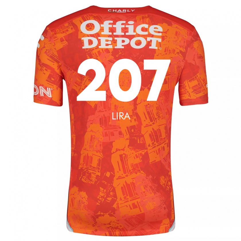 Kandiny Damen Almir Lira #207 Orange Weiß Auswärtstrikot Trikot 2024/25 T-Shirt