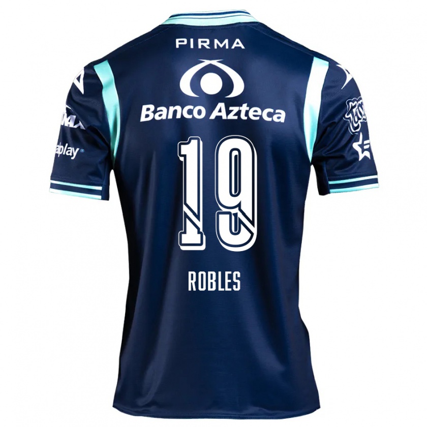 Kandiny Damen Ángel Robles #19 Navy Blau Auswärtstrikot Trikot 2024/25 T-Shirt