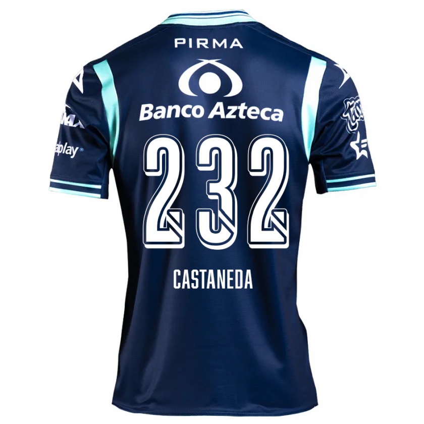 Kandiny Damen Ángel Castañeda #232 Navy Blau Auswärtstrikot Trikot 2024/25 T-Shirt