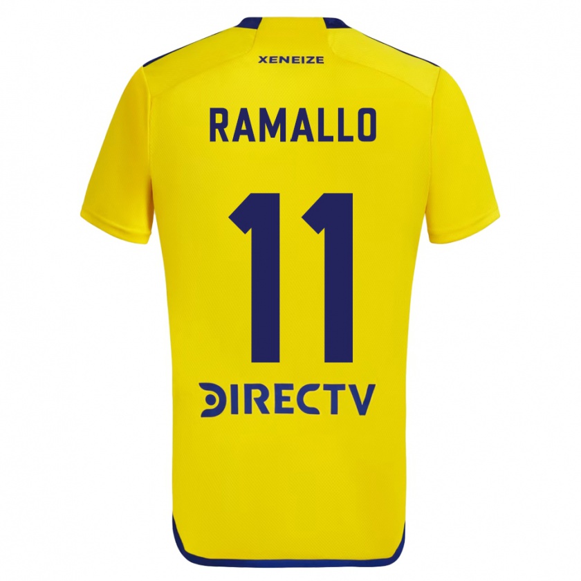 Kandiny Damen Yael Ramallo #11 Gelb Blau Auswärtstrikot Trikot 2024/25 T-Shirt