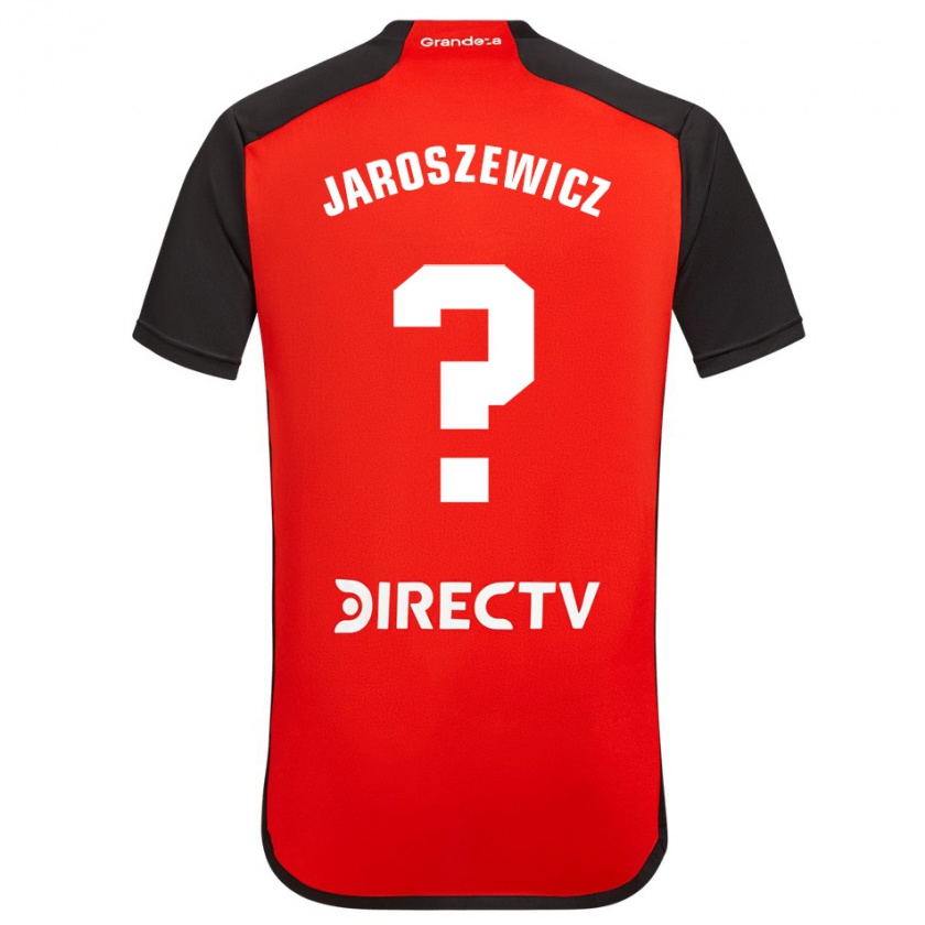 Kandiny Damen Franco Jaroszewicz #0 Rot Schwarz Weiß Auswärtstrikot Trikot 2024/25 T-Shirt