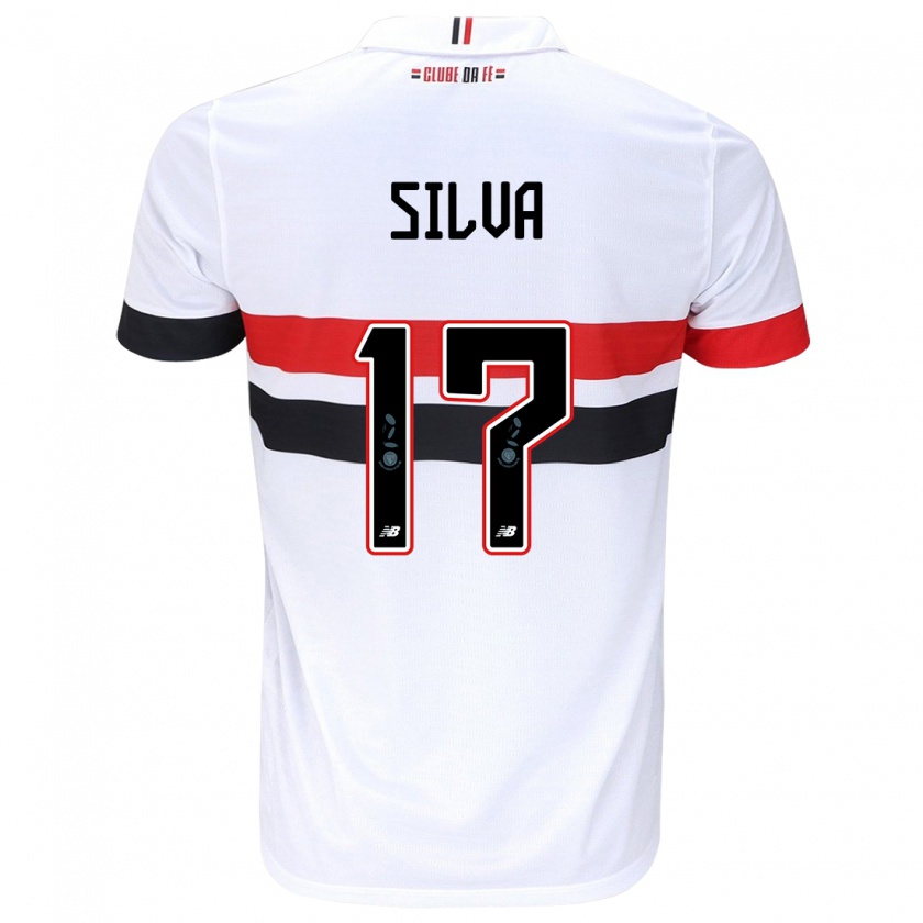 Kandiny Kinder André Silva #17 Weiß Rot Schwarz Heimtrikot Trikot 2024/25 T-Shirt