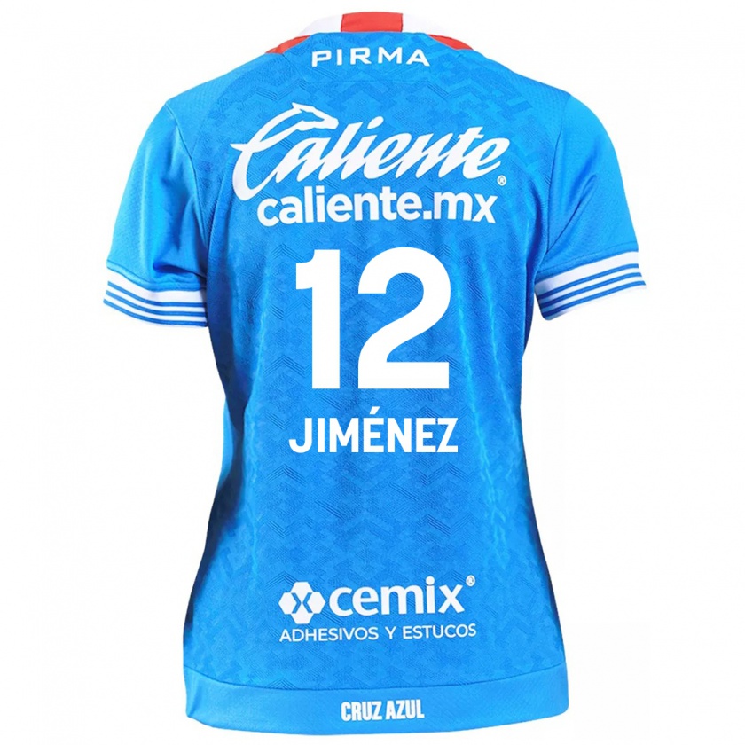 Kandiny Kinder Luis Jiménez #12 Himmelblau Heimtrikot Trikot 2024/25 T-Shirt