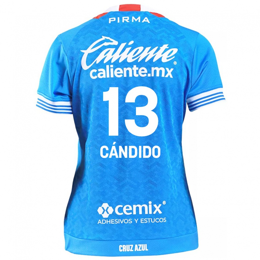 Kandiny Kinder Camilo Cándido #13 Himmelblau Heimtrikot Trikot 2024/25 T-Shirt