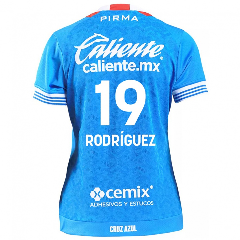 Kandiny Kinder Carlos Rodríguez #19 Himmelblau Heimtrikot Trikot 2024/25 T-Shirt