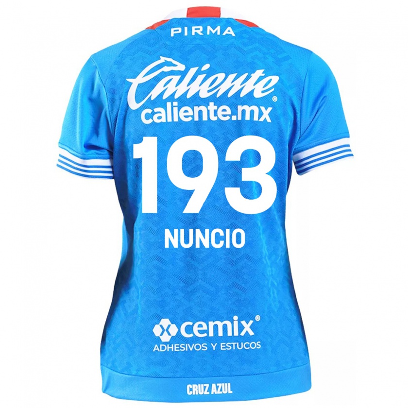 Kandiny Kinder Jorge Nuncio #193 Himmelblau Heimtrikot Trikot 2024/25 T-Shirt