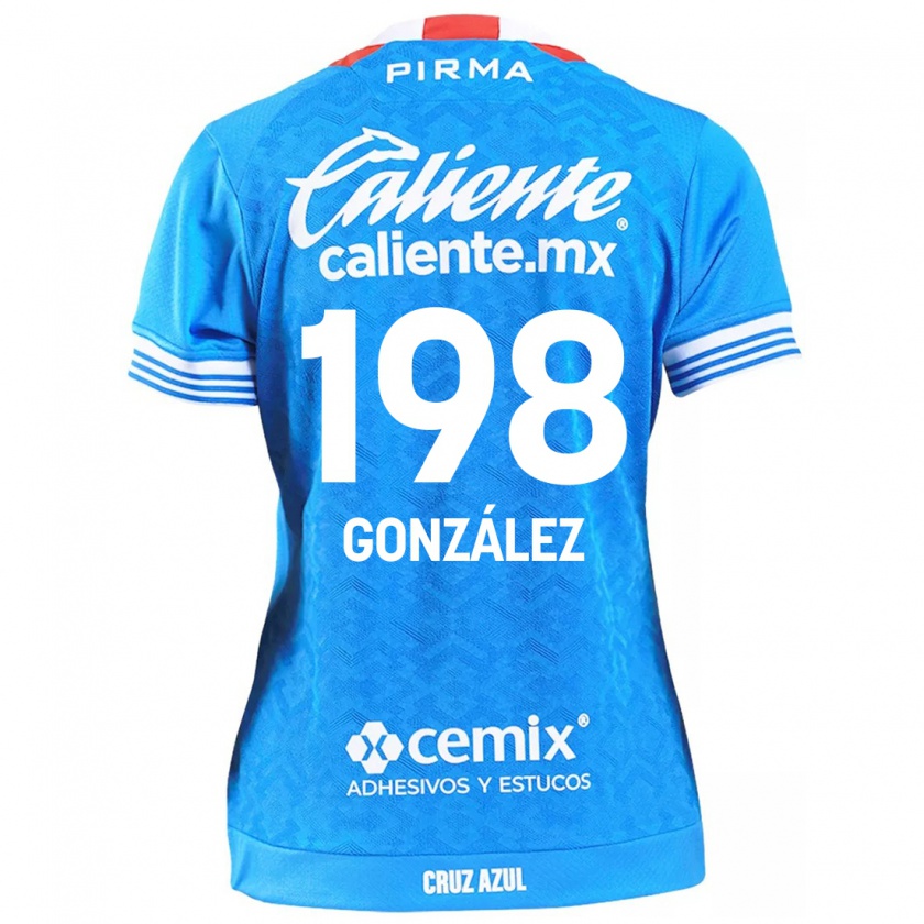 Kandiny Kinder Kenneth González #198 Himmelblau Heimtrikot Trikot 2024/25 T-Shirt