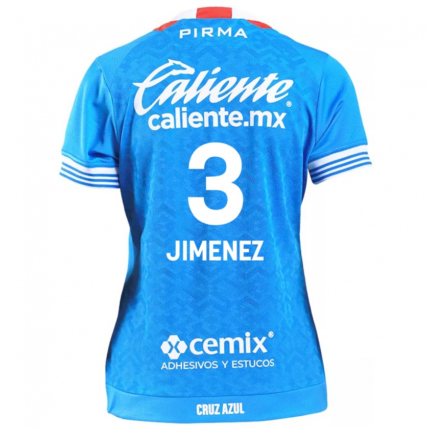 Kandiny Kinder Jaiber Jimenez #3 Himmelblau Heimtrikot Trikot 2024/25 T-Shirt