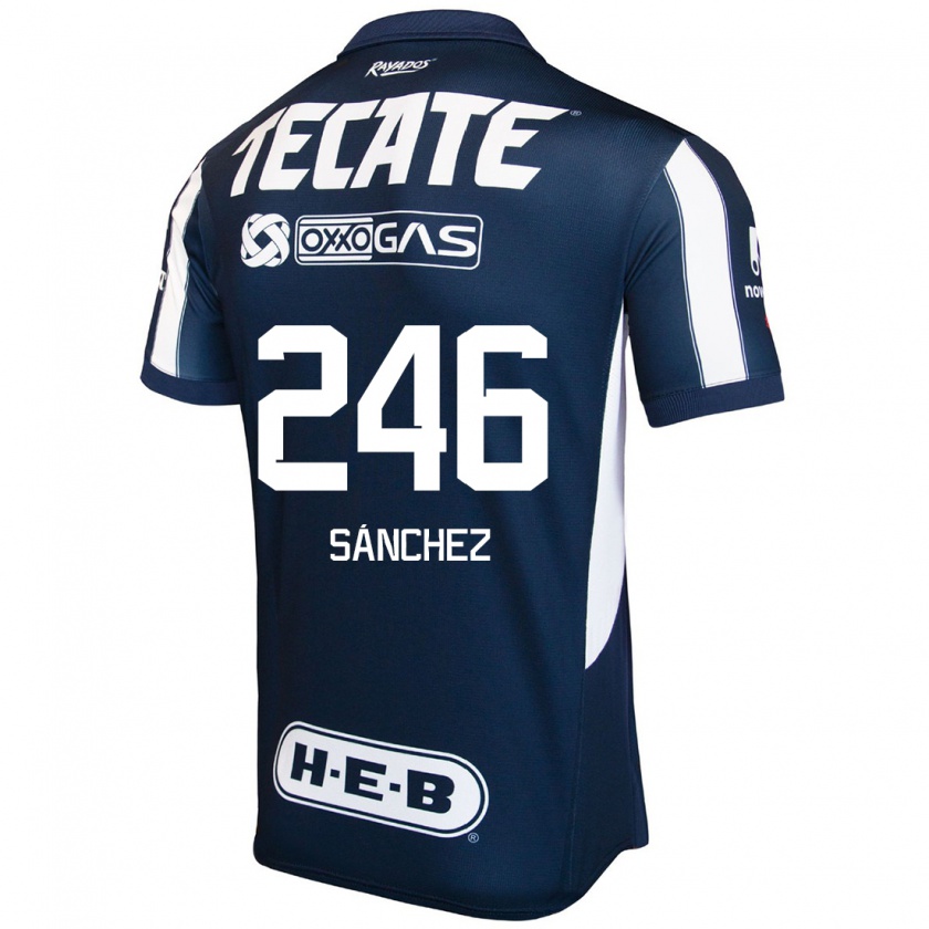 Kandiny Kinder Diego Sánchez #246 Blau Rot Weiß Heimtrikot Trikot 2024/25 T-Shirt