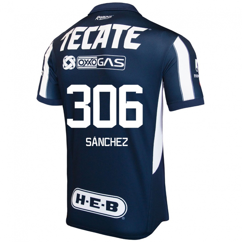 Kandiny Kinder Jorge Sánchez #306 Blau Rot Weiß Heimtrikot Trikot 2024/25 T-Shirt