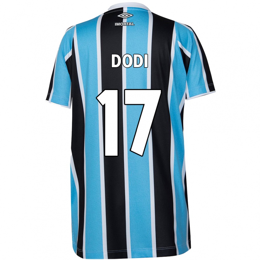 Kandiny Kinder Dodi #17 Blau Schwarz Weiß Heimtrikot Trikot 2024/25 T-Shirt