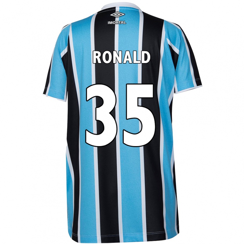 Kandiny Kinder Ronald Falkoski #35 Blau Schwarz Weiß Heimtrikot Trikot 2024/25 T-Shirt