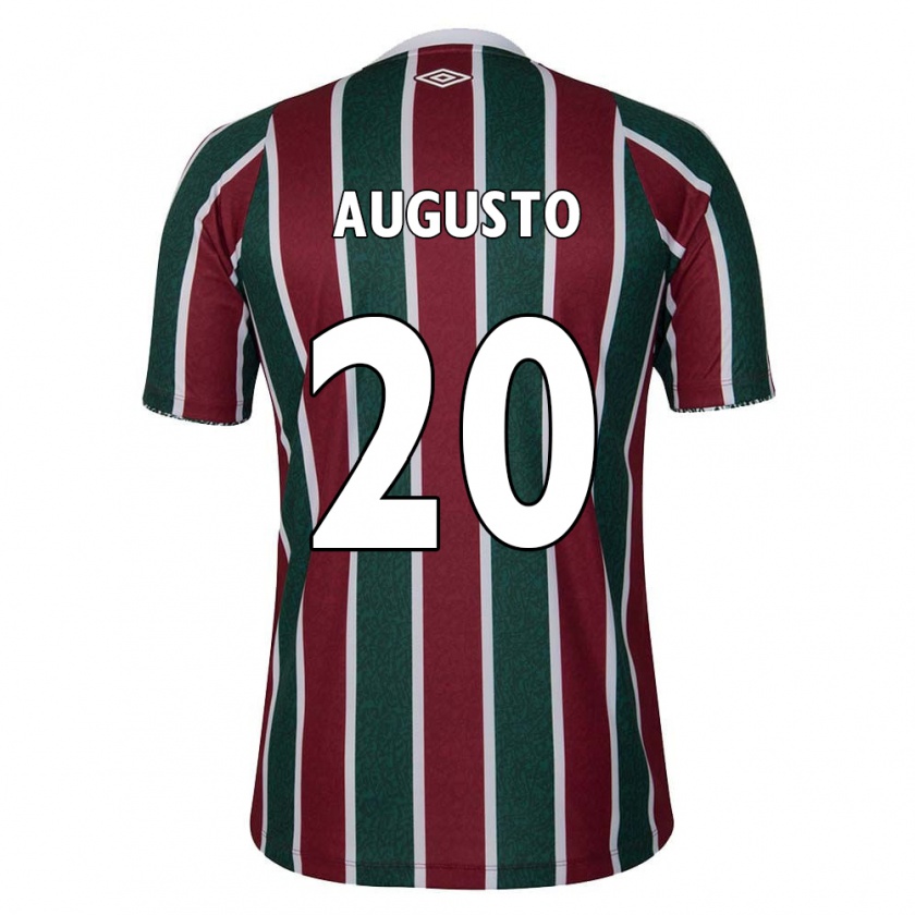 Kandiny Kinder Renato Augusto #20 Grün Kastanienbraun Weiß Heimtrikot Trikot 2024/25 T-Shirt