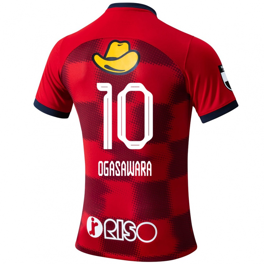 Kandiny Kinder Shoma Ogasawara #10 Rot Blau Weiß Heimtrikot Trikot 2024/25 T-Shirt