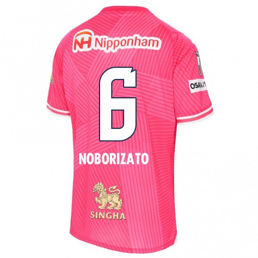 Kandiny Kinder Kyohei Noborizato #6 Rosa Weiß Heimtrikot Trikot 2024/25 T-Shirt