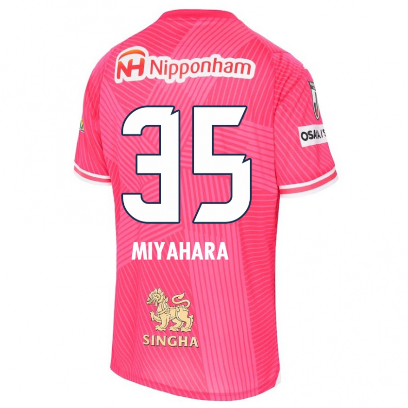 Kandiny Kinder Jinta Miyahara #35 Rosa Weiß Heimtrikot Trikot 2024/25 T-Shirt