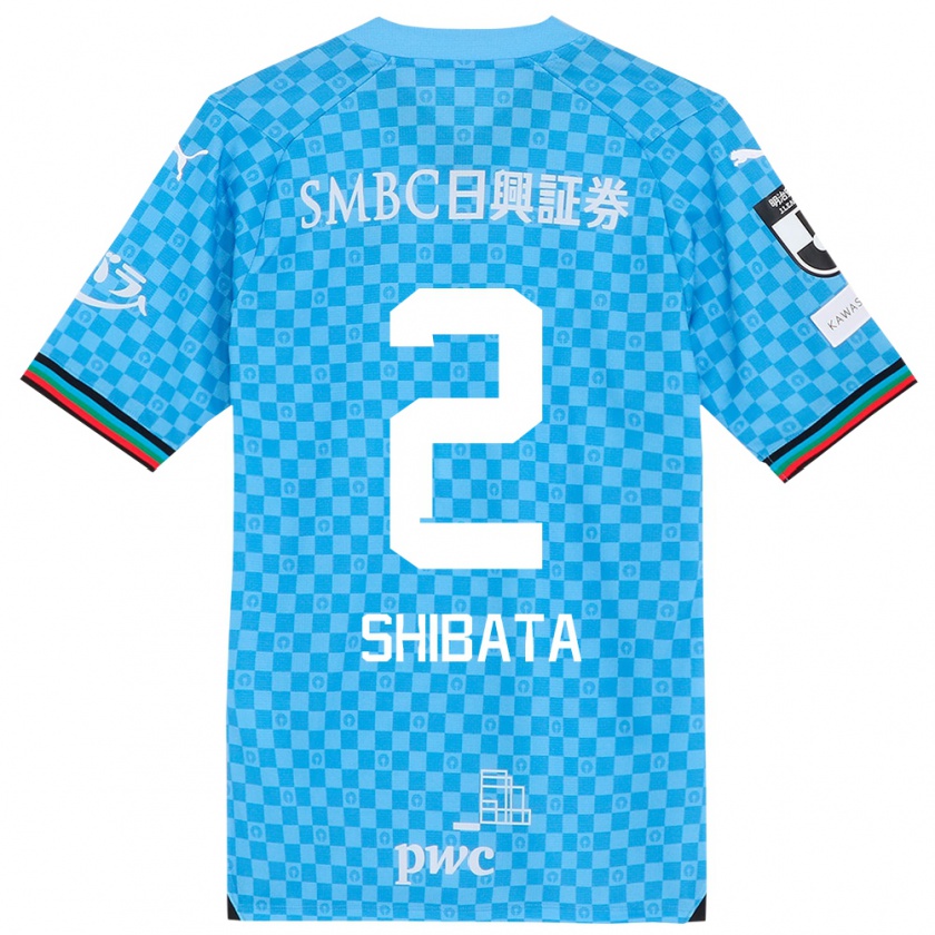 Kandiny Kinder Shotaro Shibata #2 Azurblau Heimtrikot Trikot 2024/25 T-Shirt