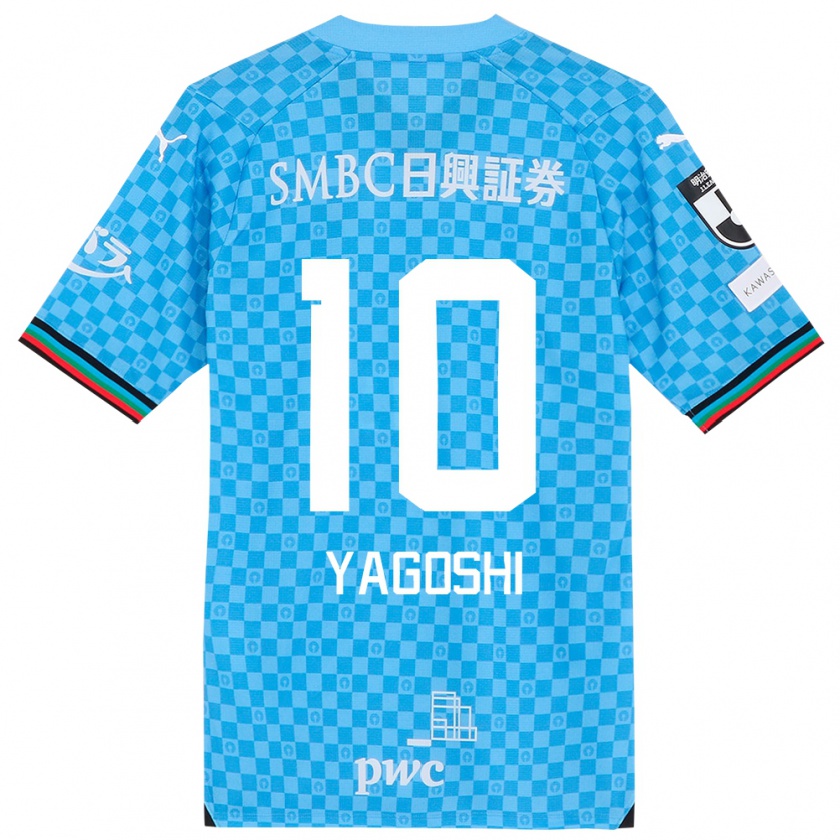 Kandiny Kinder Mikito Yagoshi #10 Azurblau Heimtrikot Trikot 2024/25 T-Shirt