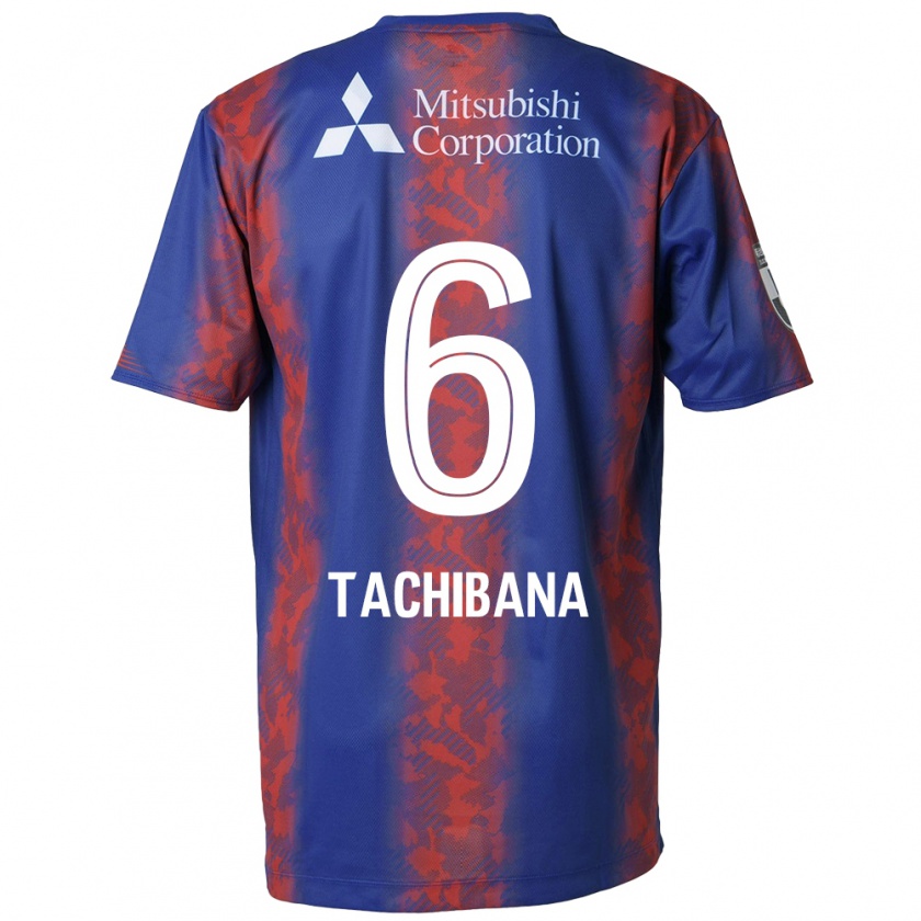 Kandiny Kinder Keigo Tachibana #6 Blau Rot Heimtrikot Trikot 2024/25 T-Shirt