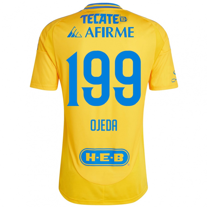 Kandiny Kinder Diego Ojeda #199 Goldgelb Heimtrikot Trikot 2024/25 T-Shirt