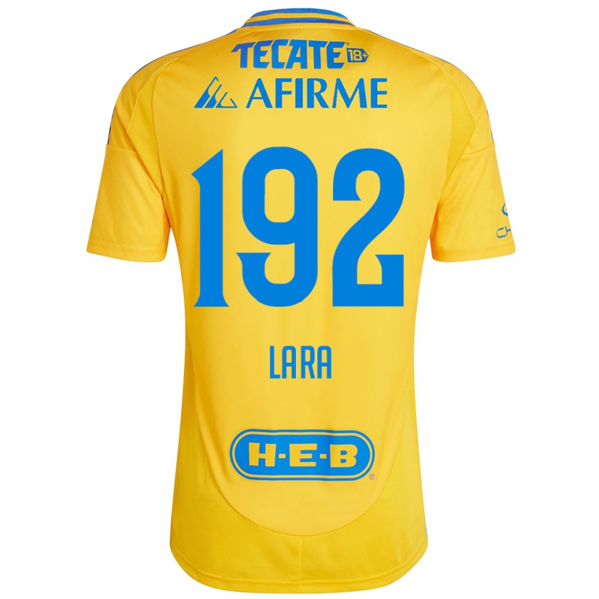 Kandiny Kinder Miguel Lara #192 Goldgelb Heimtrikot Trikot 2024/25 T-Shirt