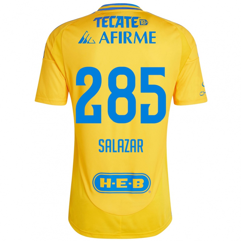 Kandiny Kinder Bryan Salazar #285 Goldgelb Heimtrikot Trikot 2024/25 T-Shirt